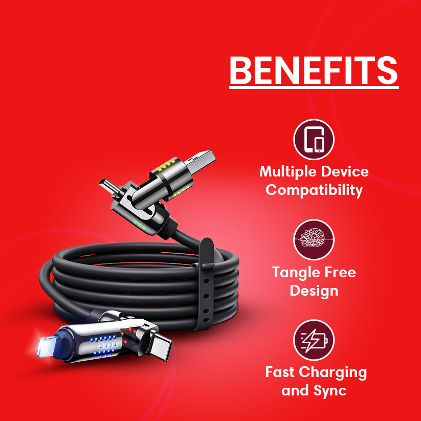 4 in 1 Charging Cable
