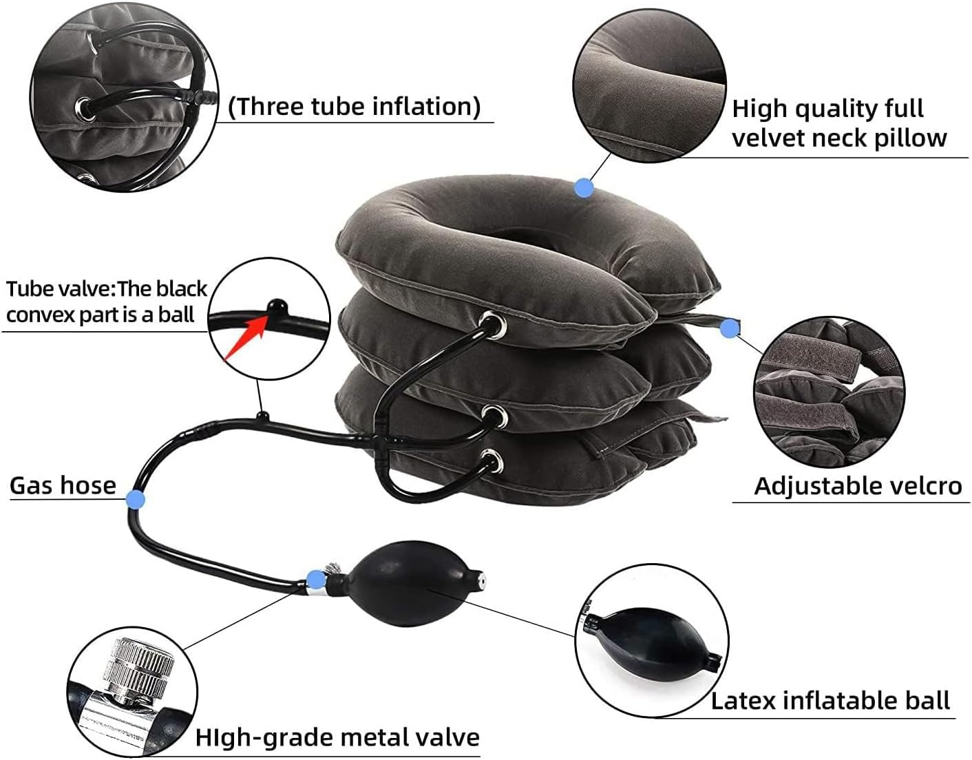 Cervical Neck Traction Device for Instant Neck Pain Relief Device